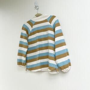 Urban Outfitters Blue, White, Mustard Stripe Sweater Turtleneck